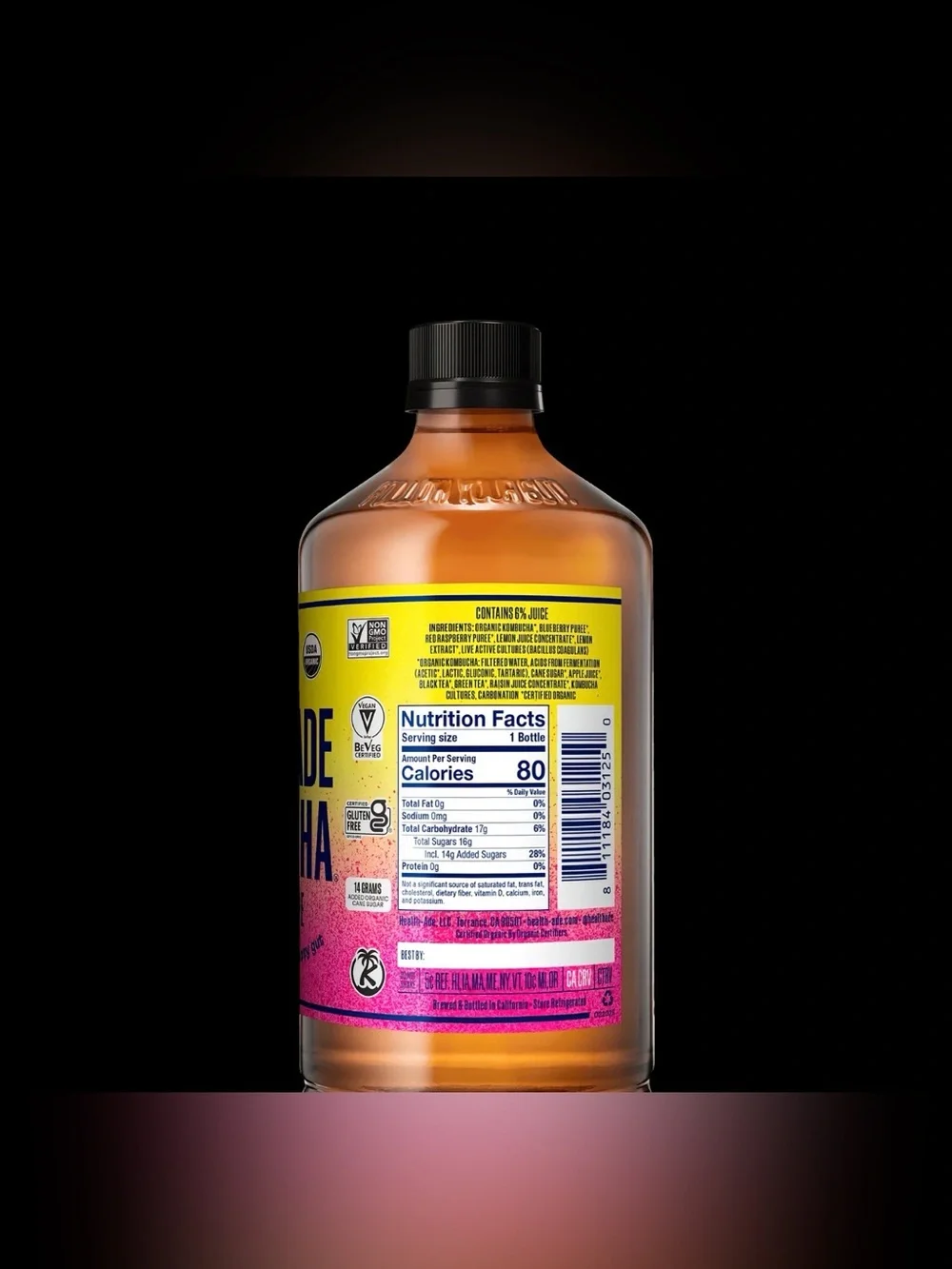 Kombucha Berry Lemonade